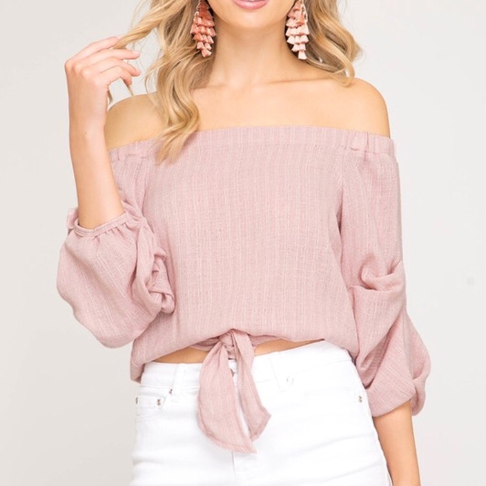Pretty in pink top